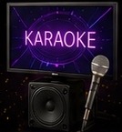 Karaoke machine and screen preview